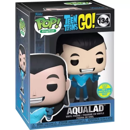Funko Pop! Aqualad #134 Teen Titans Go! Digital Vinyl Figure Box