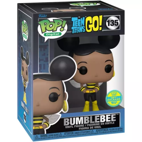Funko Pop! Bumblebee #135 Teen Titans Go! Digital Vinyl Figure Box