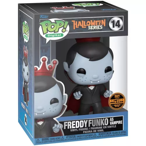 Funko Pop! Freddy Funko as Vampire #14 Halloween Series Box
