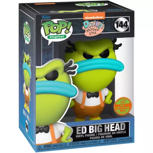 Funko Pop! Ed Big Head #144 Nickelodeon Rocko's Modern Life Box