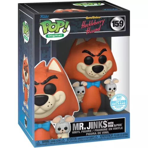 Funko Pop! Mr. Jinks with Dixie & Pixie #159 Hanna-Barbera Huckleberry Hound Box