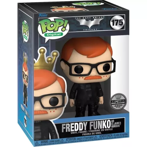 Funko Pop! Freddy Funko as Lt. James Gordon #175 The Dark Knight Trilogy Box