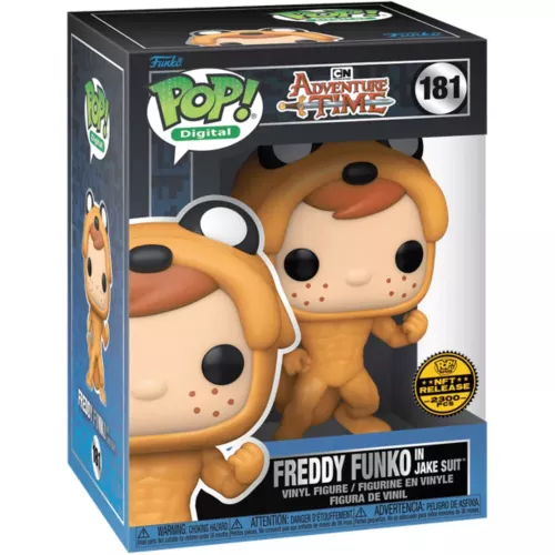 Funko Pop! Freddy Funko in Jake Suit #181 Cartoon Network Adventure Time Box