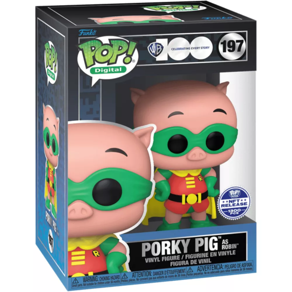 Porky Pig as Robin Box