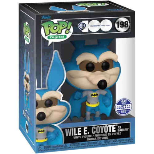 Funko Pop! Wile E. Coyote as Batman #198 Warner Bros. 100 Celebrating Every Story Box