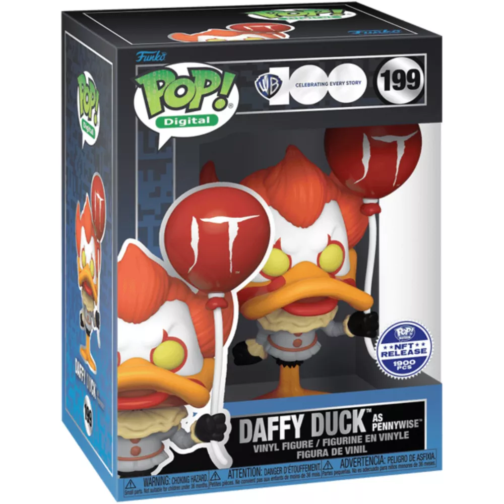 Daffy Duck as Pennywise Box