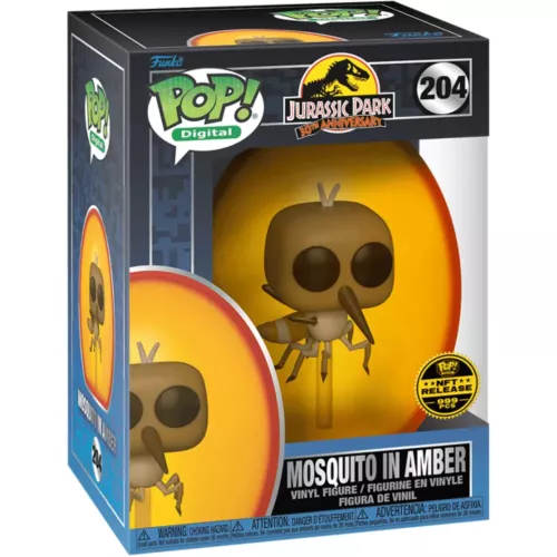 Funko Pop! Mosquito in Amber #204 Jurassic Park 30th Anniversary Box