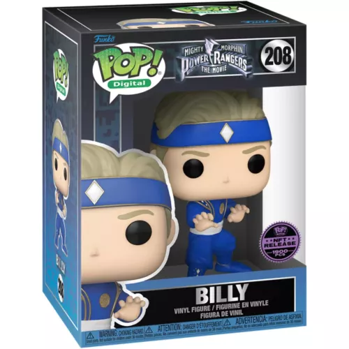 Funko Pop! Billy #208 Mighty Morphin Power Rangers The Movie Box