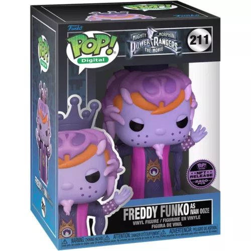 Funko Pop! Freddy Funko as Ivan Ooze #211 Mighty Morphin Power Rangers The Movie Box