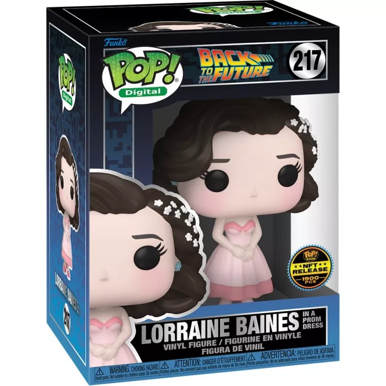 Lorraine Baines in a Prom Dress Box