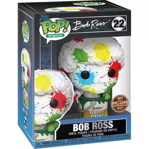 Funko Pop! Bob Ross #22 Paint Can Digital Vinyl Figure Box