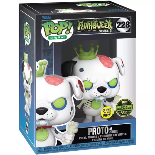 Funko Pop! Proto as Zombie #228 Glows in the Dark Funkoween Series 1 Box