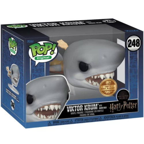 Funko Pop! Victor Krum with Shark Head #248 Wizarding World Harry Potter Box
