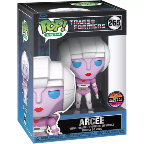 Funko Pop! Arcee #265 Transformers Digital Vinyl Figure Box