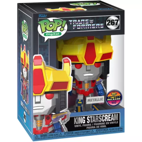 Funko Pop! King Starscream #267 Metallic Transformers Box