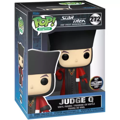 Funko Pop! Judge Q #272 Star Trek The Next Generation Box