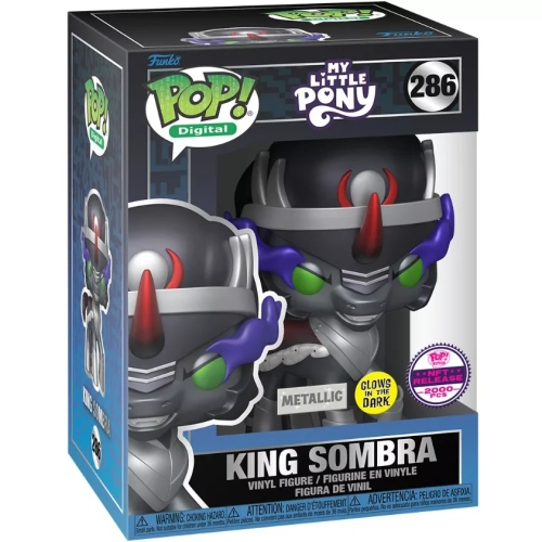 Funko Pop! King Sombra #286 Glows in the Dark Metallic Box