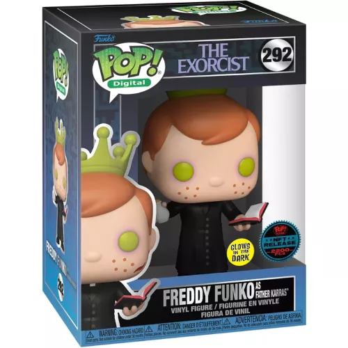Funko Pop! Freddy Funko as Father Karras #292 Glows in the Dark Box
