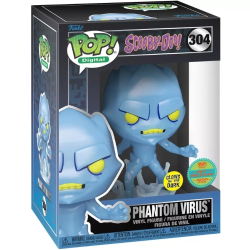 Funko Pop! Phantom Virus #304 Glows in the Dark Scooby-Doo! Box