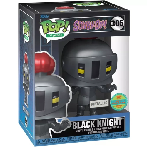 Funko Pop! Black Knight #305 Metallic Scooby-Doo! Digital Box