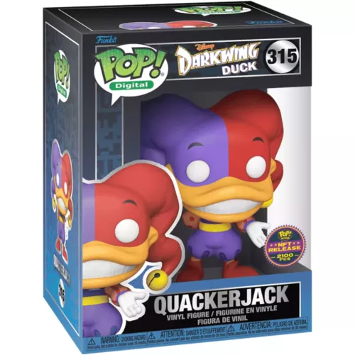 Funko Pop! Quackerjack #315 Disney Darkwing Duck Digital Box
