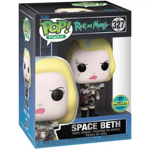 Funko Pop! Space Beth #327 Rick and Morty Digital Vinyl Figure Box