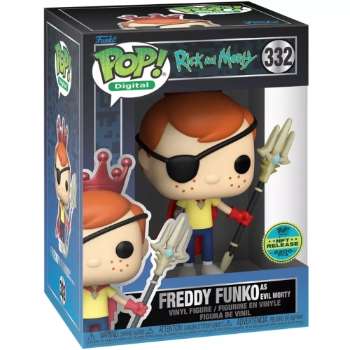 Funko Pop! Freddy Funko as Evil Morty #332 Rick and Morty Box