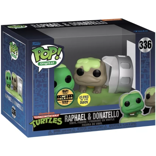 Funko Pop! Raphael & Donatello #336 Glows in the Dark Box