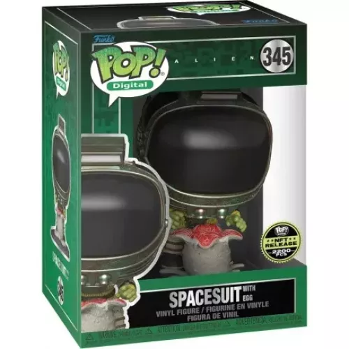 Funko Pop! Spacesuit with Egg #345 Alien Digital Vinyl Figure Box