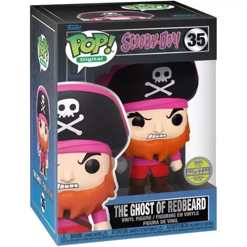 Funko Pop! Ghost of Redbeard #35 Scooby-Doo! Digital Box