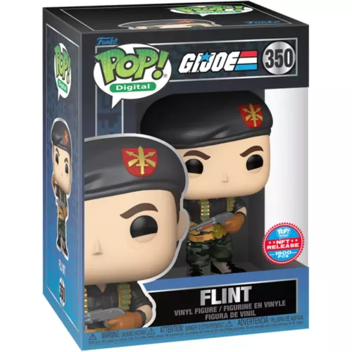 Funko Pop! Flint #350 G.I. Joe Digital Vinyl Figure Box