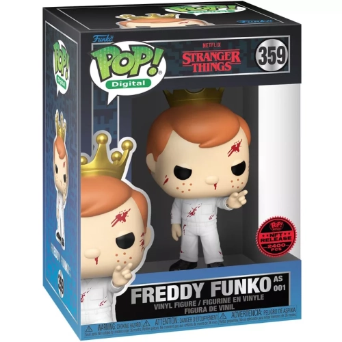Funko Pop! Freddy Funko as 001 #359 Bloody Netflix Stranger Things Box