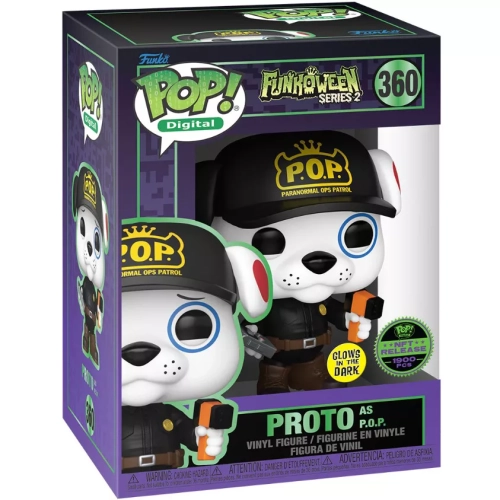 Funko Pop! Proto as P.O.P. #360 Glows in the Dark Funkoween Series 2 Box