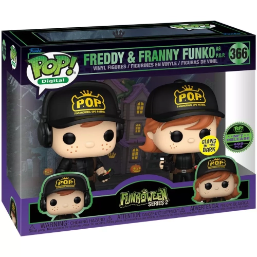 Funko Pop! Franny Funko as P.O.P. #366 Glows in the Dark Box