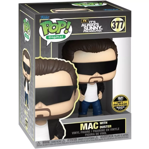 Funko Pop! Mac with Duster #377 FX It's Always Sunny in Philadelphia Box