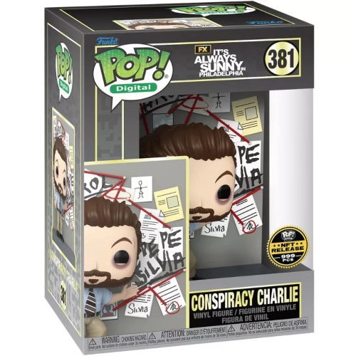 Funko Pop! Conspiracy Charlie #381 FX It's Always Sunny in Philadelphia Box