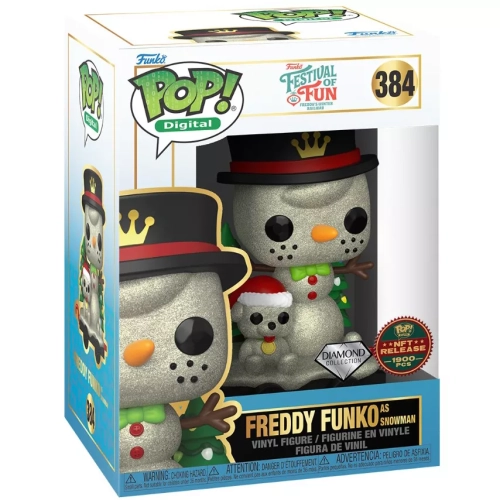 Funko Pop! Freddy Funko as Snowman #384 Diamond Collection Box