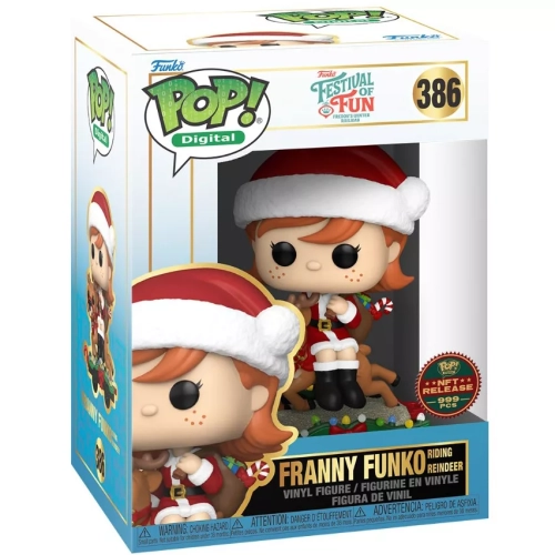 Funko Pop! Franny Funko Riding Reindeer #386 Funko Festival of Fun Box