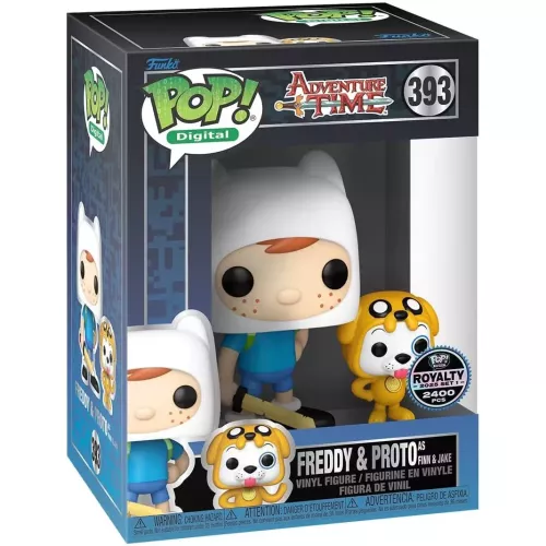Funko Pop! Freddy & Proto as Finn & Jake #393 Adventure Time Box