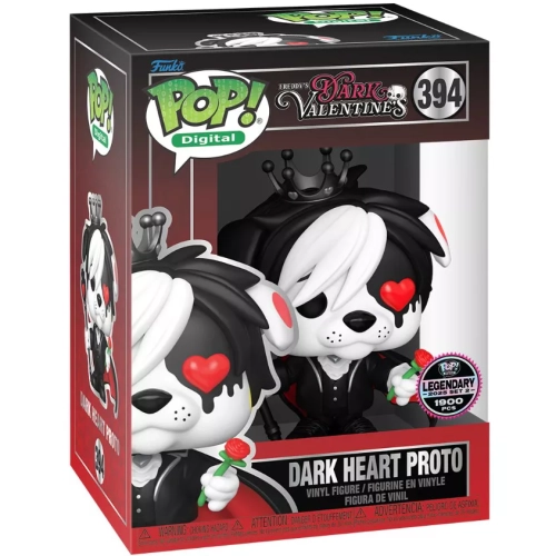 Funko Pop! Dark Heart Proto #394 Freddy's Dark Valentine's Box