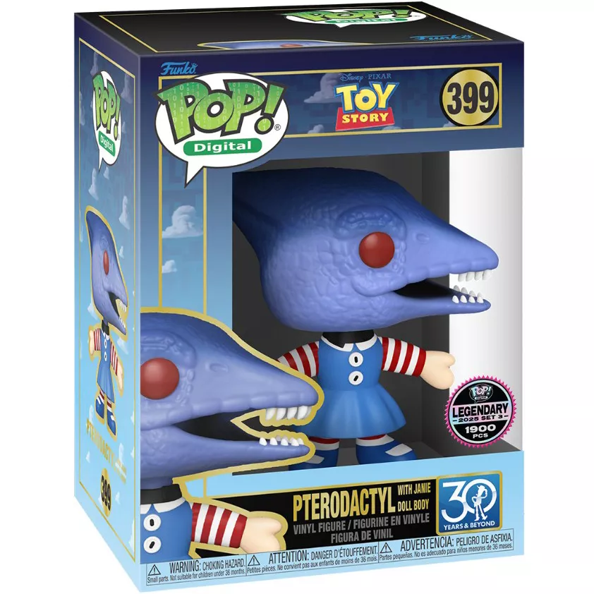 Pterodactyl with Janie Doll Body Box