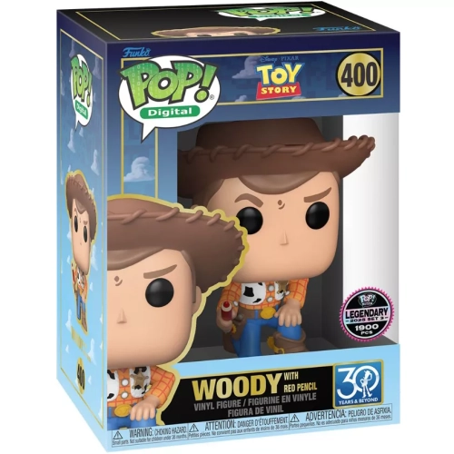 Funko Pop! Woody with Red Pencil #400 Disney Pixar Toy Story Box