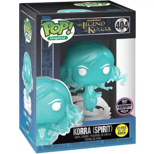Funko Pop! Korra (Sprite) #404 Glows in the Dark Nickelodeon The Legend of Korra Box