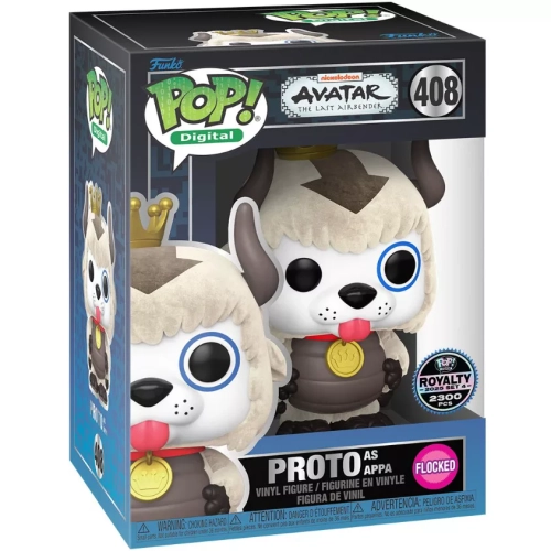 Funko Pop! Proto as Appa #408 Flocked Nickelodeon Avatar The Last Airbender Box