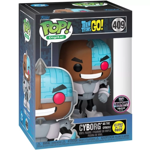 Funko Pop! Cyborg as the Cyborg #409 Glows in the Dark Box