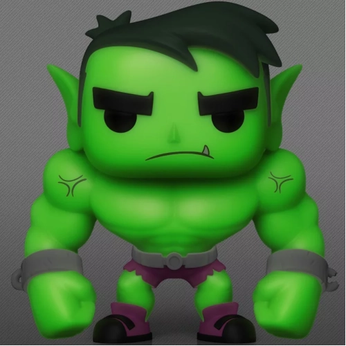 Funko Pop! Beast Boy as Beast Monster #412 Glows in the Dark