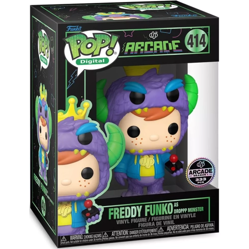 Funko Pop! Freddy Funko as Droppp Monster #414 Purple Box