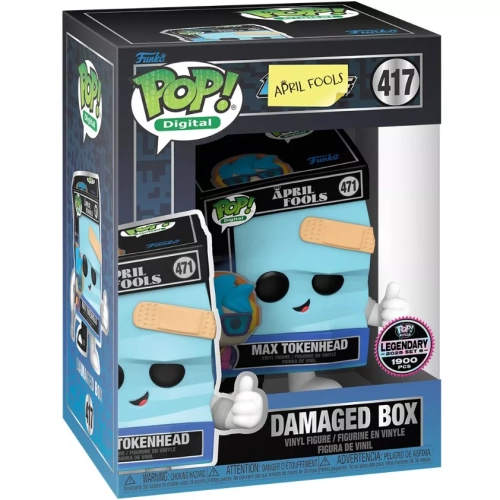 Funko Pop! Damaged Box #417 April Fools Digital Vinyl Figure Box
