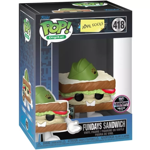 Funko Pop! Fundays Sandwich #418 April Fools Digital Box