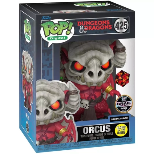 Funko Pop! Orcus #425 D20 Included Glows in the Dark Box